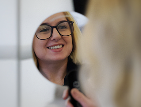 Cosmetic dentistry lady